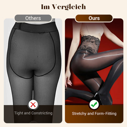 🔥Solange der Vorrat reicht 40 % Rabatt!🎉Vorteilspaket: 8D Oil-Sheen Rose Spitzenstrümpfe