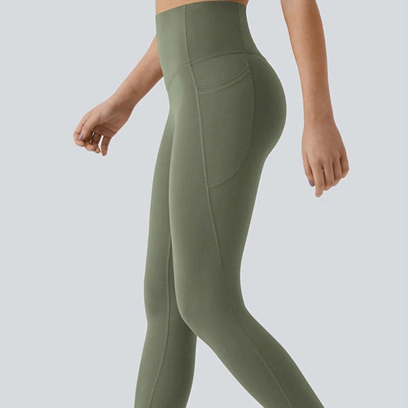 Ultraskulpturale Trainingsleggings SoCinched, hohe Taille, Bauchkontrolle, Seitentasche