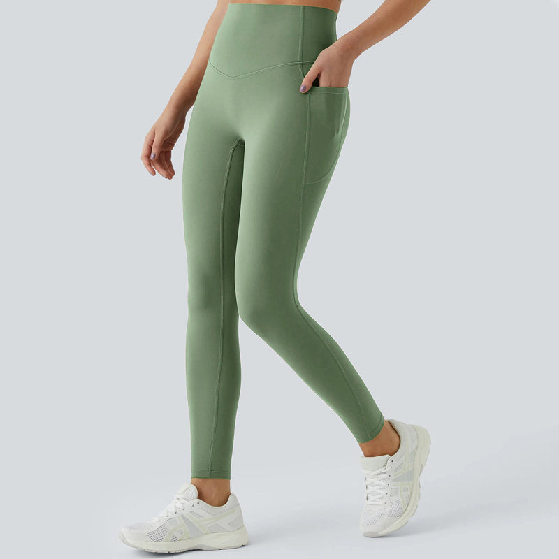 Ultraskulpturale Trainingsleggings SoCinched, hohe Taille, Bauchkontrolle, Seitentasche