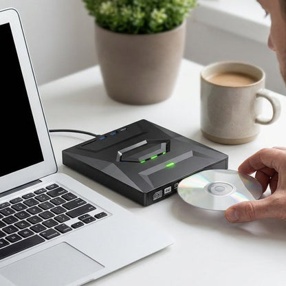 🔥Solange der Vorrat reicht 40 % Rabatt!🎉Ultraflaches externes DVD-Laufwerk