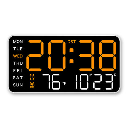 📢📢50 % RABATT !! ⏰Multifunktionale dekorative LED-Digital-Wanduhr，Die grenzenlose Digitaluhr für das moderne norwegische Zuhause