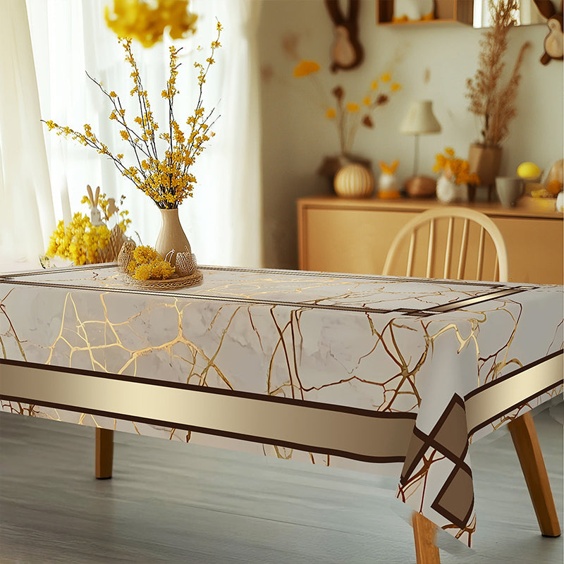 🔥Solange der Vorrat reicht 40 % Rabatt!🎉Wasserdichte Tischdecke mit Marmorprint