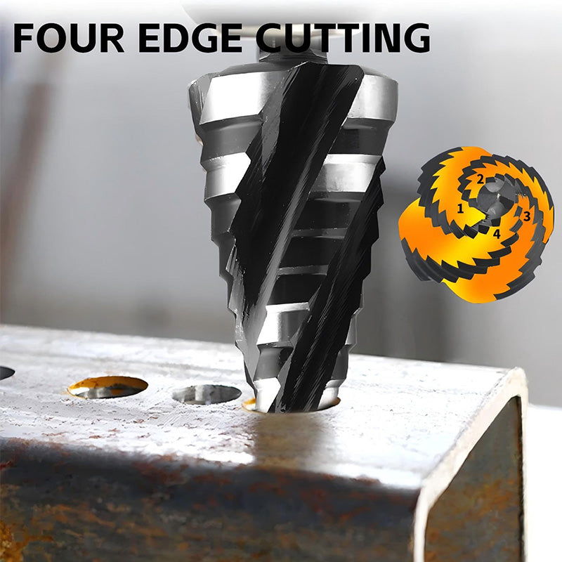 🔥Solange der Vorrat reicht 40 % Rabatt!🧰5-tlg. HSS-Stufenbohrer-Set für Metall