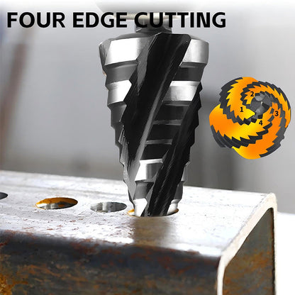 🔥Solange der Vorrat reicht 40 % Rabatt!🧰5-tlg. HSS-Stufenbohrer-Set für Metall