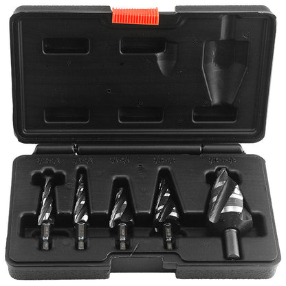 🔥Solange der Vorrat reicht 40 % Rabatt!🧰5-tlg. HSS-Stufenbohrer-Set für Metall