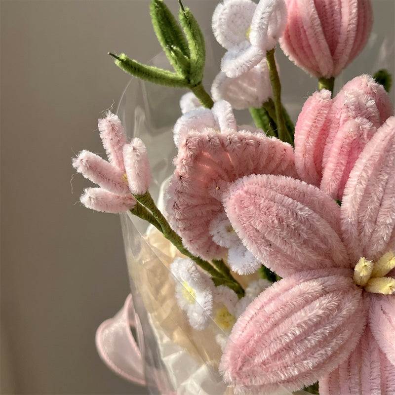 🔥Solange der Vorrat reicht 40 % Rabatt!🎉DIY-Set für Blumenstrauß aus Pfeifenreinigern DIY