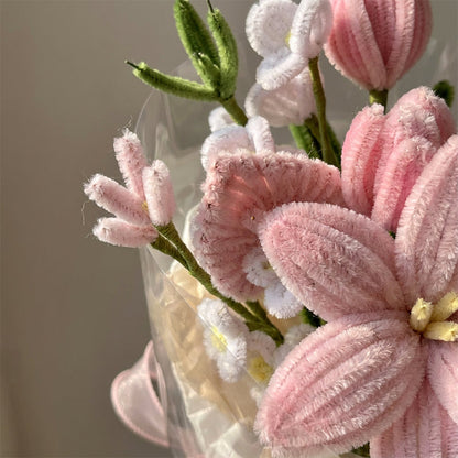 🔥Solange der Vorrat reicht 40 % Rabatt!🎉DIY-Set für Blumenstrauß aus Pfeifenreinigern DIY