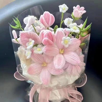 🔥Solange der Vorrat reicht 40 % Rabatt!🎉DIY-Set für Blumenstrauß aus Pfeifenreinigern DIY