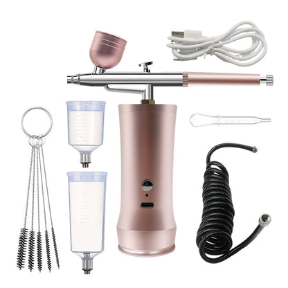 📢📢50 % Rabatt!! ⏰Kabelloses Airbrush-Set mit Kompressor