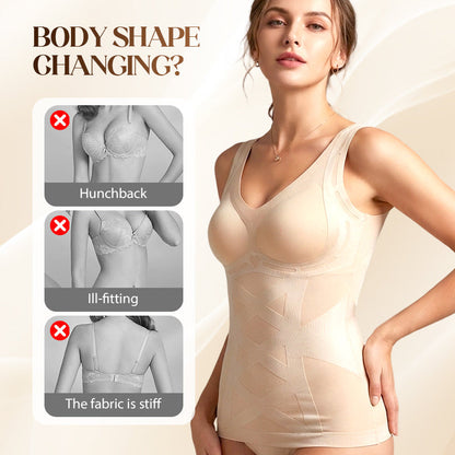 🔥Solange der Vorrat reicht 40 % Rabatt!🎉Nahtlose Shapewear mit integriertem BH