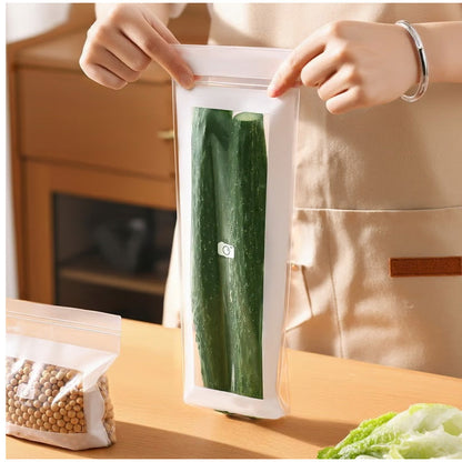 🔥Solange der Vorrat reicht 40 % Rabatt!🎉Transparent Food-Grade Reinforced Double-Seal Bags