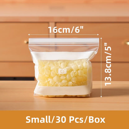 🔥Solange der Vorrat reicht 40 % Rabatt!🎉Transparent Food-Grade Reinforced Double-Seal Bags