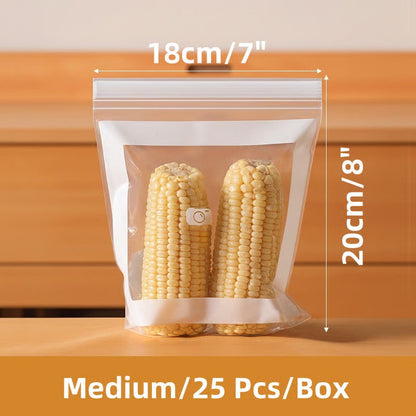 🔥Solange der Vorrat reicht 40 % Rabatt!🎉Transparent Food-Grade Reinforced Double-Seal Bags