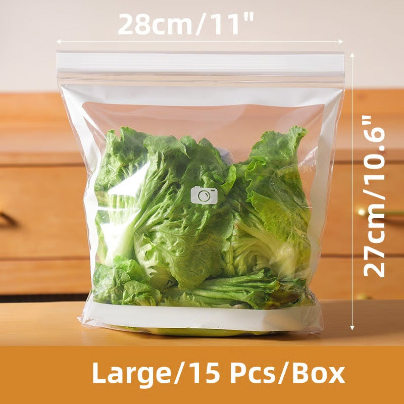🔥Solange der Vorrat reicht 40 % Rabatt!🎉Transparent Food-Grade Reinforced Double-Seal Bags