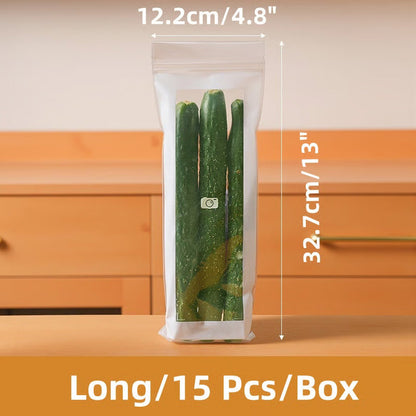 🔥Solange der Vorrat reicht 40 % Rabatt!🎉Transparent Food-Grade Reinforced Double-Seal Bags