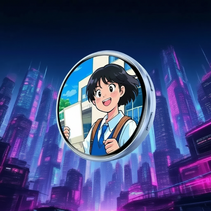 🎉 Neujahrsgeschenk – 50% RABATT!🎨Schlanke digitale Display-Anstecknadel (Touchscreen): 1,7-Zoll-IPS-Bildschirm + Video-Upload & Lichteffekte – Persönlicher Stil überall!