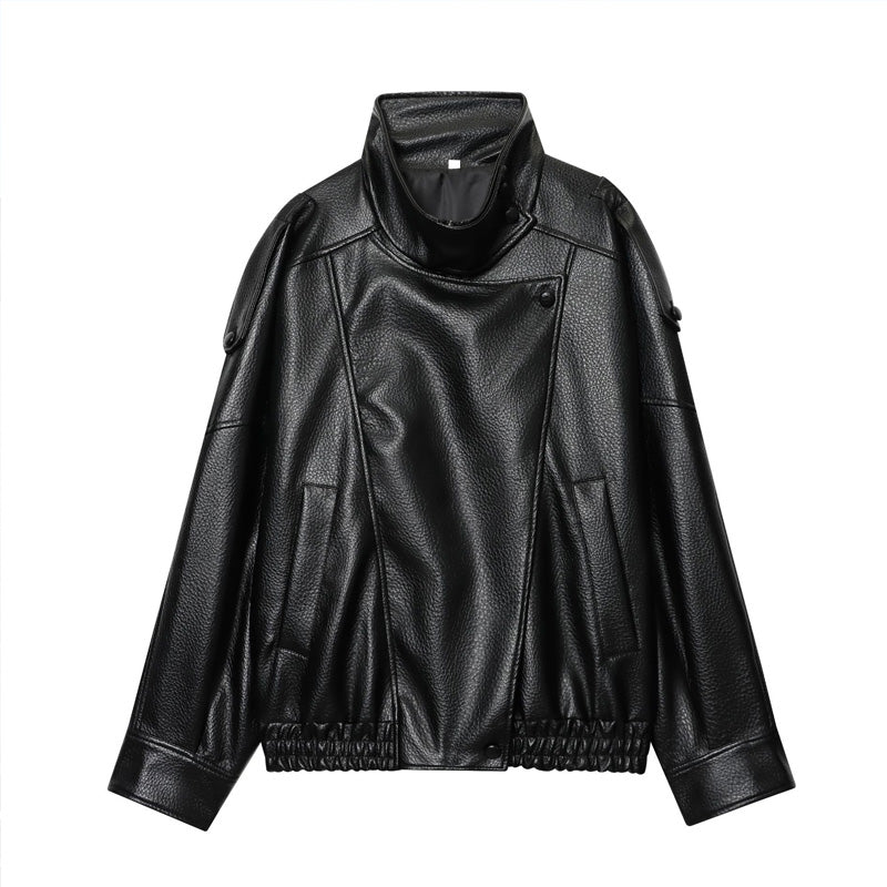 🔥 Die ultimative Attitüde – Bikerjacke aus Kunstleder – Ausgefallener Stil & Tragekomfort für jeden Tag 【Begrenzte Stückzahl】