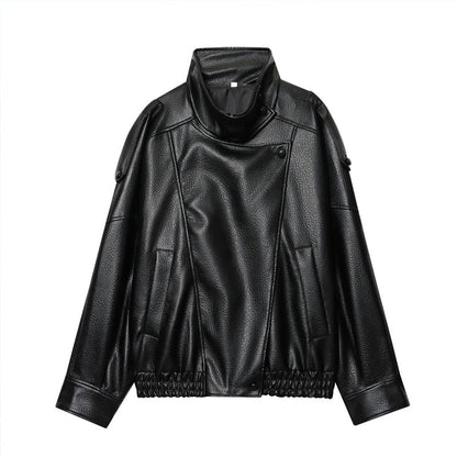 🔥 Die ultimative Attitüde – Bikerjacke aus Kunstleder – Ausgefallener Stil & Tragekomfort für jeden Tag 【Begrenzte Stückzahl】