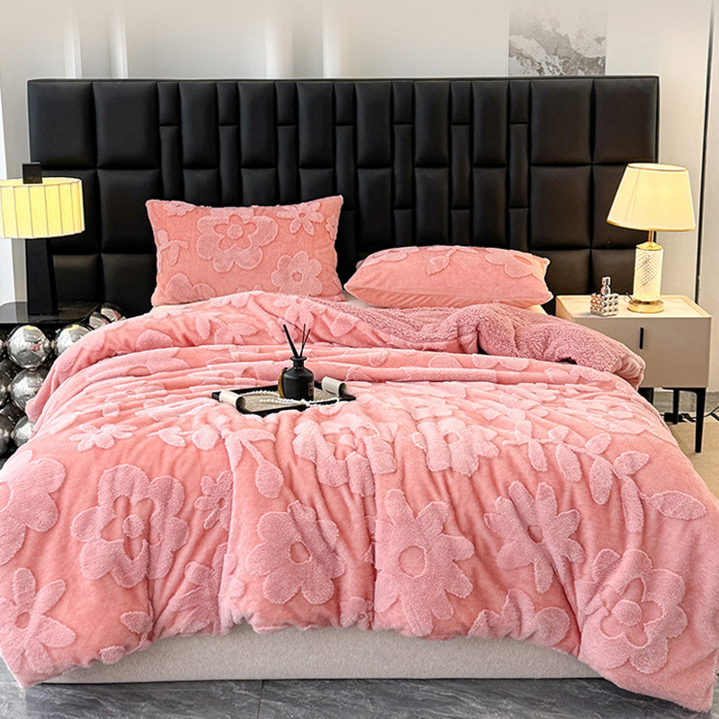 🔥Solange der Vorrat reicht 40 % Rabatt!🎉Doppellagige Plüsch-Jacquard-Decke
