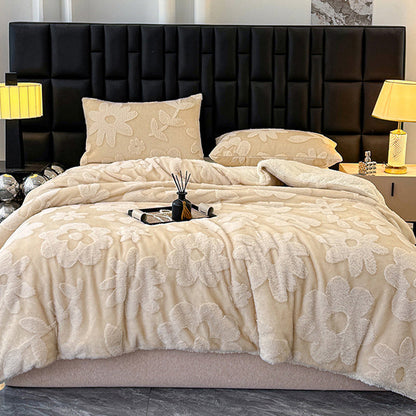 🔥Solange der Vorrat reicht 40 % Rabatt!🎉Doppellagige Plüsch-Jacquard-Decke