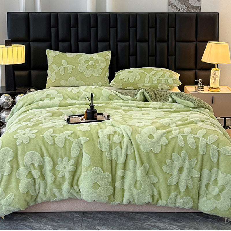 🔥Solange der Vorrat reicht 40 % Rabatt!🎉Doppellagige Plüsch-Jacquard-Decke