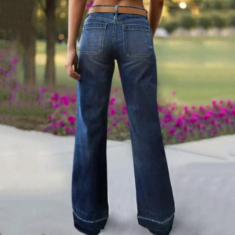 📢📢60 % Rabatt!! ⏰Retro-Jeans für Damen mit Taschen
