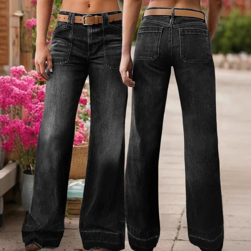 📢📢60 % Rabatt!! ⏰Retro-Jeans für Damen mit Taschen