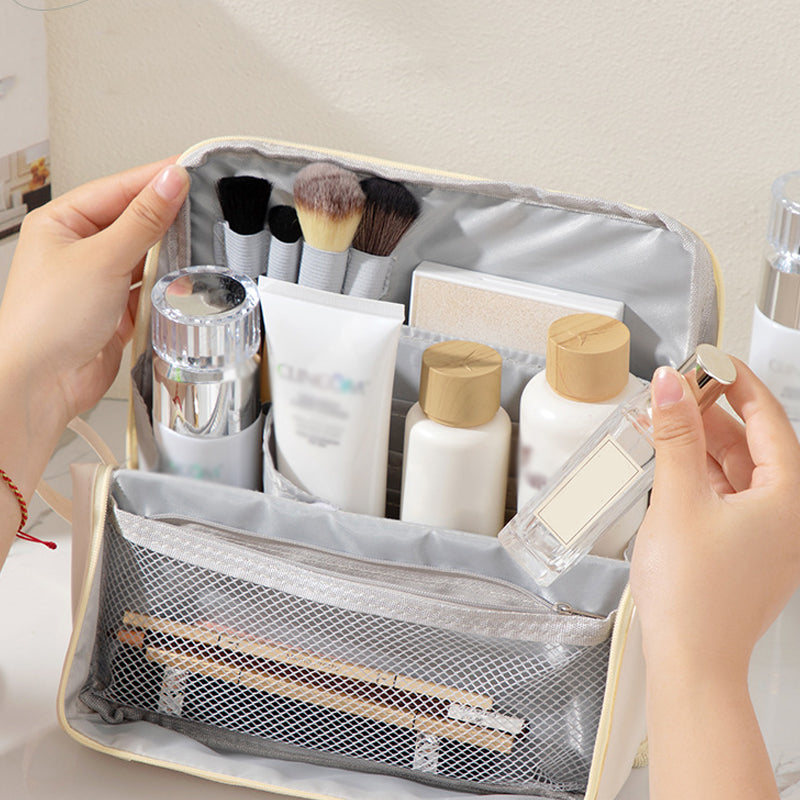 🔥Solange der Vorrat reicht 40 % Rabatt!🎉Stilvolle, unterteilte Kosmetiktasche für die Hand