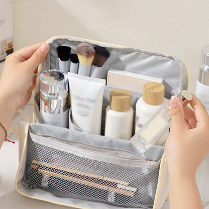 🔥Solange der Vorrat reicht 40 % Rabatt!🎉Stilvolle, unterteilte Kosmetiktasche für die Hand