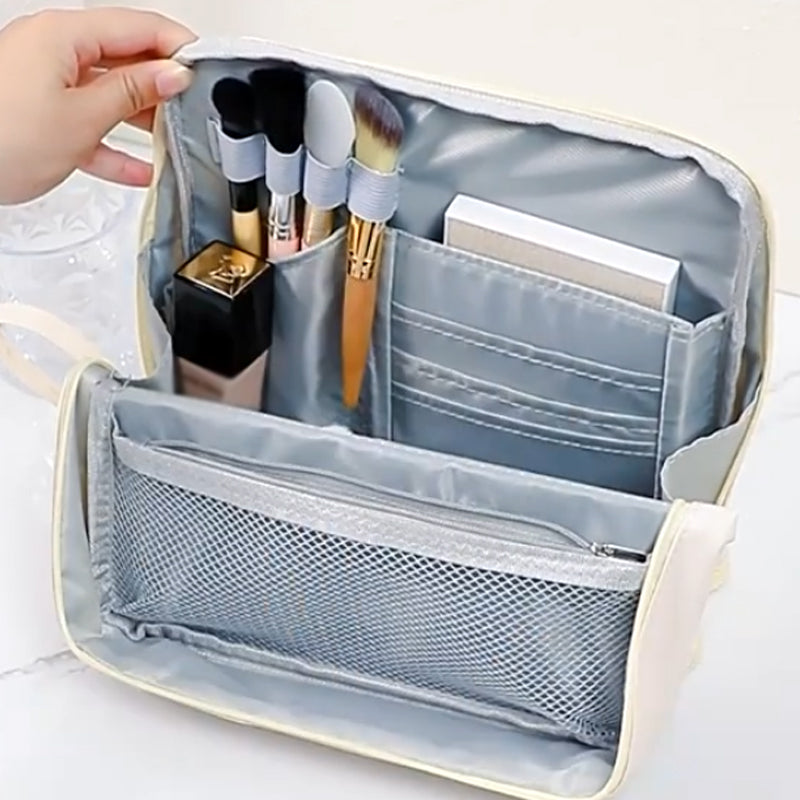 🔥Solange der Vorrat reicht 40 % Rabatt!🎉Stilvolle, unterteilte Kosmetiktasche für die Hand