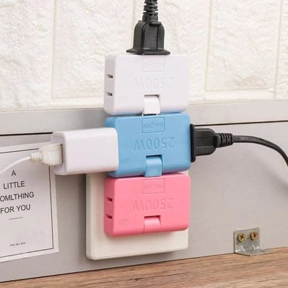 🔌 KAUFE 1, ERHALTE 1 GRATIS! 🔌 180° Drehbare 3-fach Flachwandsteckdose – Platzsparend, Überlastschutz & Einfache Installation 💡
