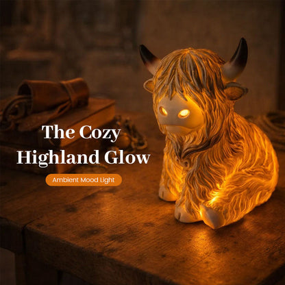 🔥🎁 Neuerscheinung 50% RABATT 💥🐮 Die gemütliche Highland-Stimmung: Hochlandrinder-Lampe
