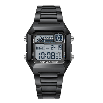 ⌚ 50% RABATT! ⏱️ Unisex-Digitaluhr mit Quadratischem Display – Leuchtanzeige, 50M Wasserdicht & Leichter Haltbarer Armband 🌙