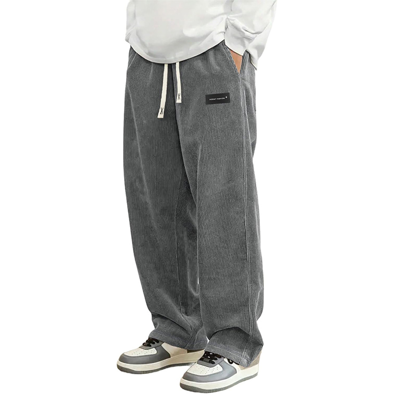 🔥Solange der Vorrat reicht 40 % Rabatt!🎉Lässige Damenhose aus Cord mit weitem Bein