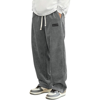 🔥Solange der Vorrat reicht 40 % Rabatt!🎉Lässige Damenhose aus Cord mit weitem Bein