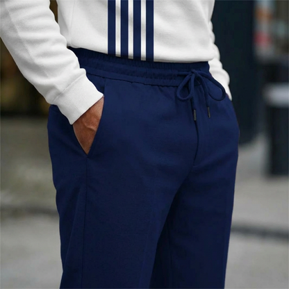 🔥Solange der Vorrat reicht 40 % Rabatt!🎉Herren-Set mit Grafikprint – Pullover und Hose