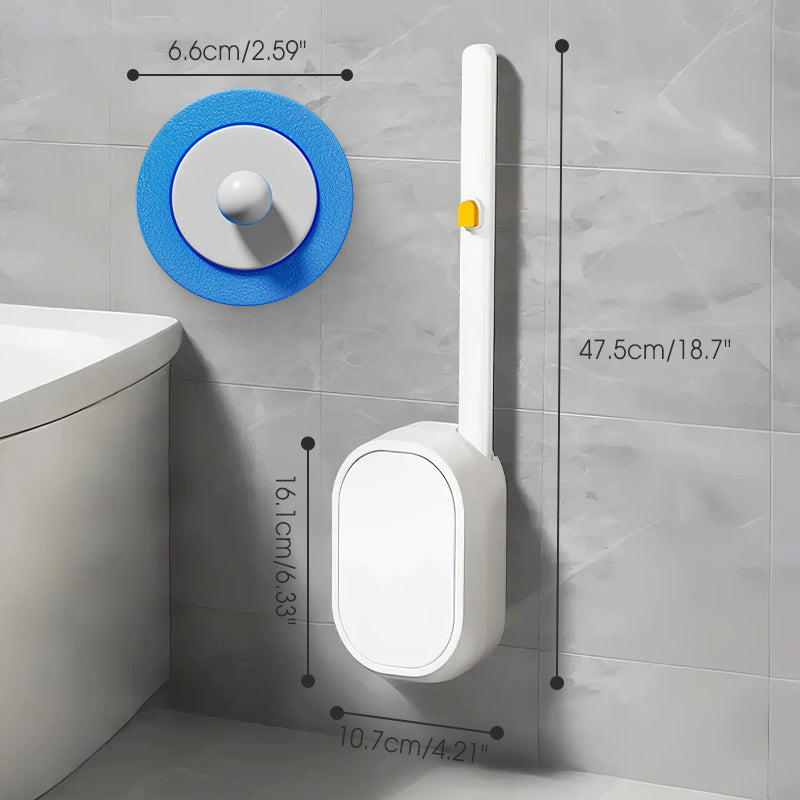 🔥Solange der Vorrat reicht 40 % Rabatt!🎉Einweg-Toilettenbürste mit austauschbarem Kopf