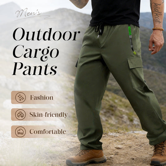 👖 50% RABATT! 💎 Herren Outdoor-Cargohose – Atmungsaktiv & Vielseitige Taschen – Robustes Material, Ganztagskomfort & Inkl. Gratis T-Shirt