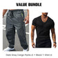 👖 50% RABATT! 💎 Herren Outdoor-Cargohose – Atmungsaktiv & Vielseitige Taschen – Robustes Material, Ganztagskomfort & Inkl. Gratis T-Shirt