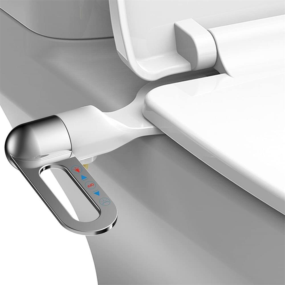🚽 🚿 Nichtelektrischer Bidet-Aufsatz mit Doppeldüse – Hygienische Selbstreinigung, Einfache Installation & Wasserdruck-Kontrolle ✨