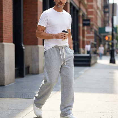 👖 60% RABATT! 🏃‍♂️ Herren-Freizeithose in Lockerer Passform – Kordelzug, Bequemes Baumwollgewebe & Vielseitig für Alltag und Sport 🌟