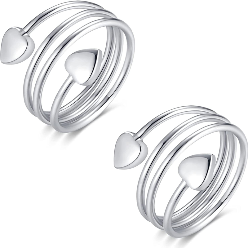 🔥Solange der Vorrat reicht 40 % Rabatt!💍Eleganter Kupferring mit Magnet-Herz