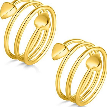 🔥Solange der Vorrat reicht 40 % Rabatt!💍Eleganter Kupferring mit Magnet-Herz