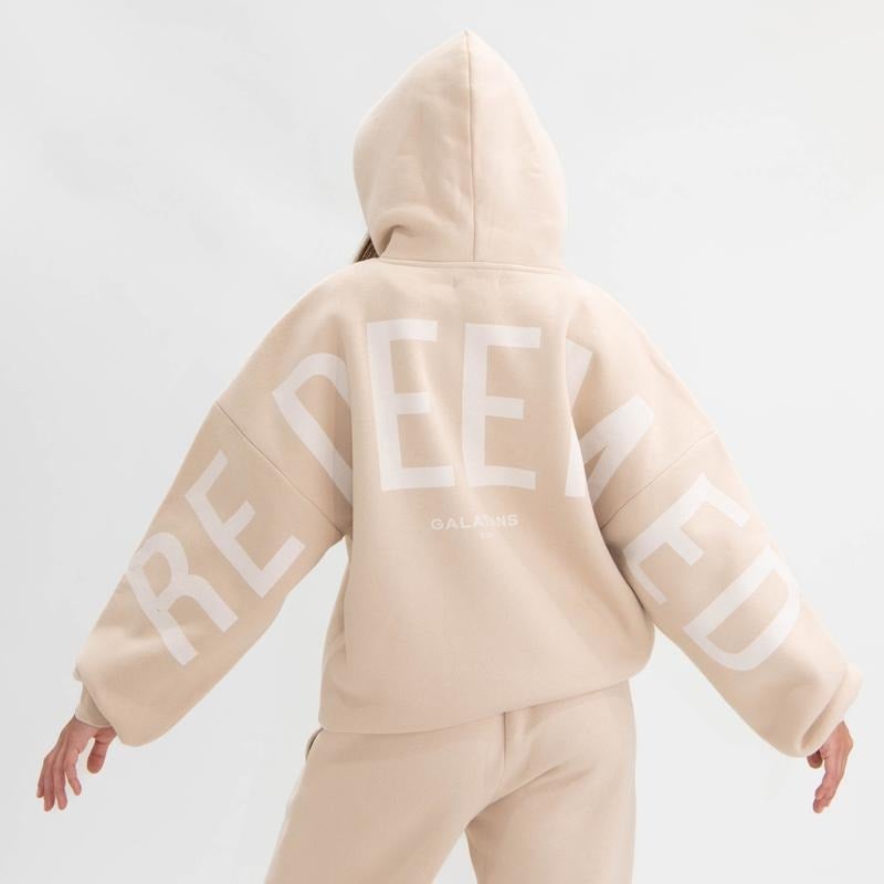💕Letzter Tag 49 % Rabatt💖✝ Essential Hoodie | Oversized Christian Heavyweight Faith Sweatshirt