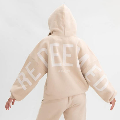 💕Letzter Tag 49 % Rabatt💖✝ Essential Hoodie | Oversized Christian Heavyweight Faith Sweatshirt