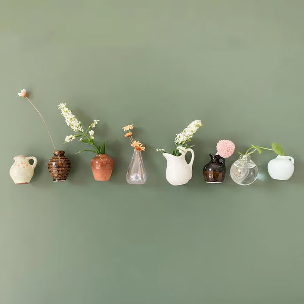 🎁Weihnachtsangebot🌸Mini-Keramikvase als Kühlschrankmagnet