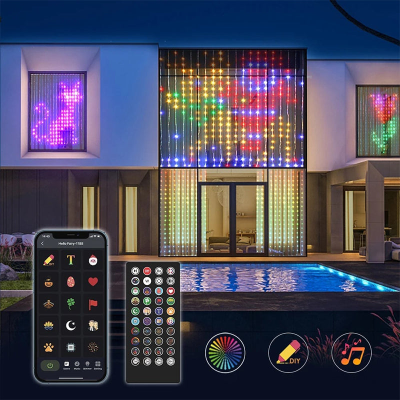 🔥Solange der Vorrat reicht 40 % Rabatt!🎉Wasserdichte LED-Vorhang-Lichter