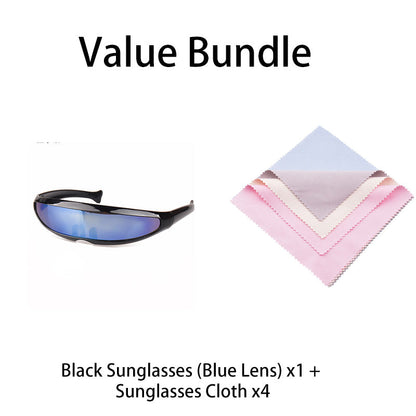 🌞👓 50% reduziert – Futuristische Sonnenbrille mit 💎✨ 100% UV-Schutz und stylishem Tragekomfort