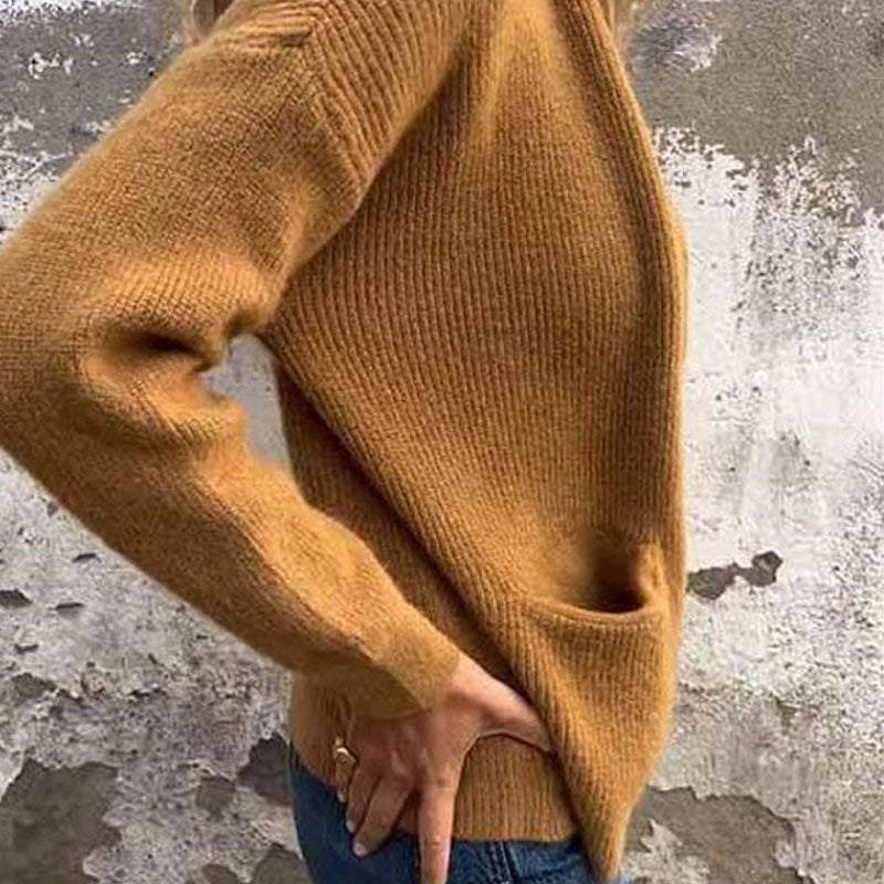 🔥Solange der Vorrat reicht 40 % Rabatt!🎉Gemütliche Strickjacke mit Reißverschluss für Damen