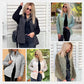 🔥Solange der Vorrat reicht 40 % Rabatt!🎉Gestrickte Patchwork-Pufferjacke für Damen